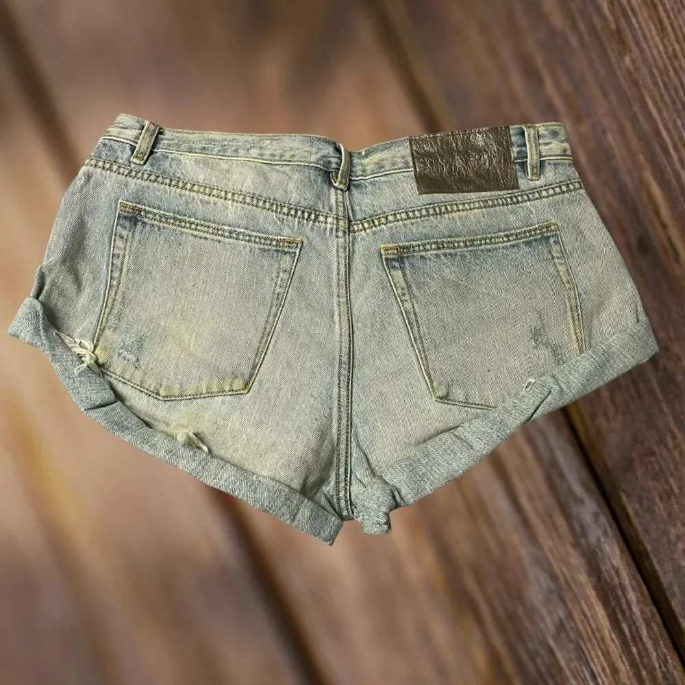 One-Teaspoon Kansas Bandit‎ 31” Blue Jean Shorts